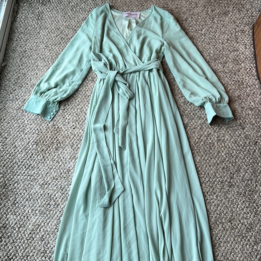 Jessakae Chiffon Long Dress Wedding Party Formal Prom Romantic Small
